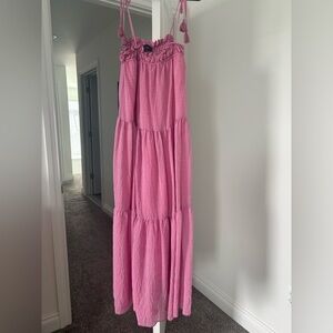 Vici Ruffled Pink Dress